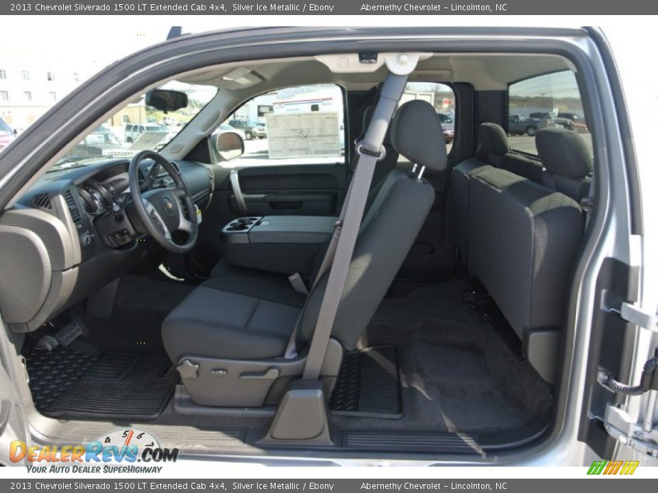 2013 Chevrolet Silverado 1500 LT Extended Cab 4x4 Silver Ice Metallic / Ebony Photo #15