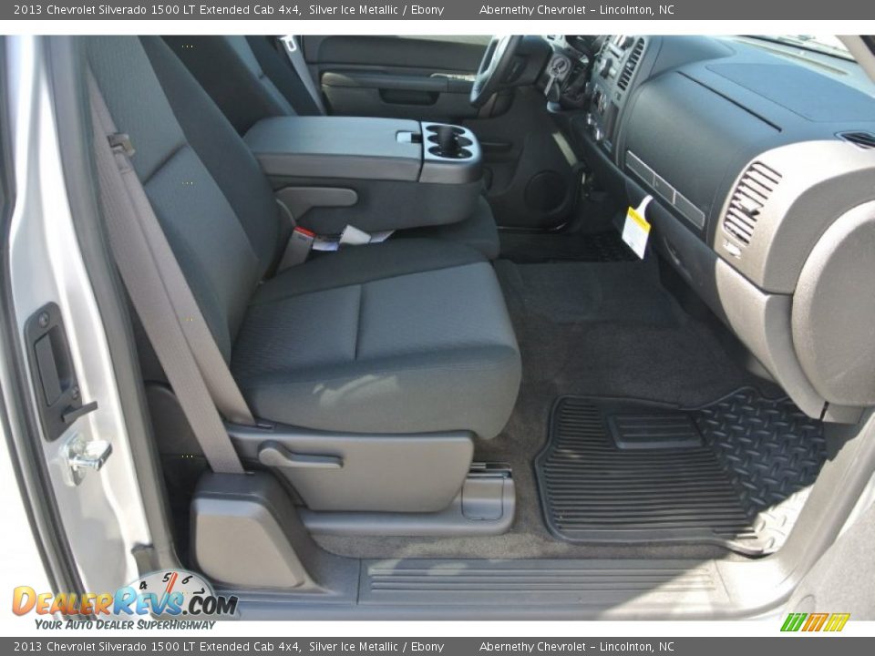 2013 Chevrolet Silverado 1500 LT Extended Cab 4x4 Silver Ice Metallic / Ebony Photo #18