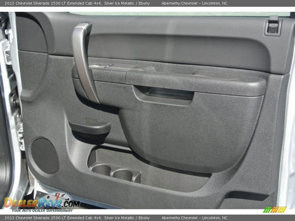 2013 Chevrolet Silverado 1500 LT Extended Cab 4x4 Silver Ice Metallic / Ebony Photo #19