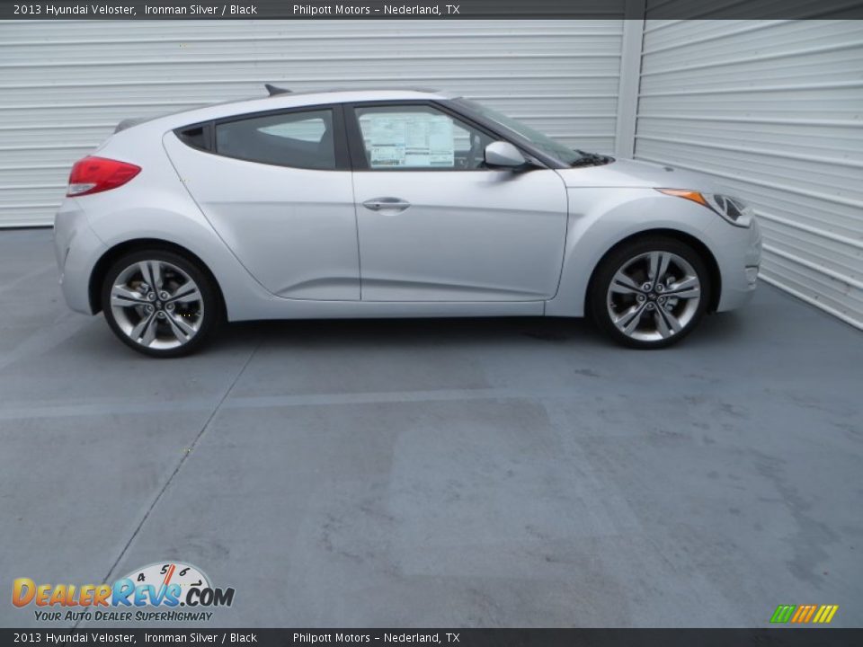 2013 Hyundai Veloster Ironman Silver / Black Photo #3