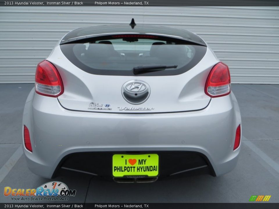 2013 Hyundai Veloster Ironman Silver / Black Photo #5