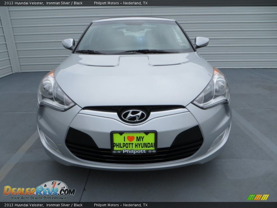 2013 Hyundai Veloster Ironman Silver / Black Photo #9