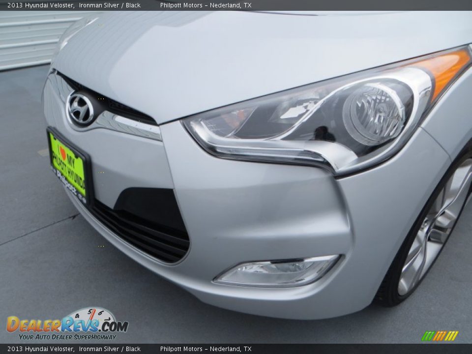 2013 Hyundai Veloster Ironman Silver / Black Photo #11
