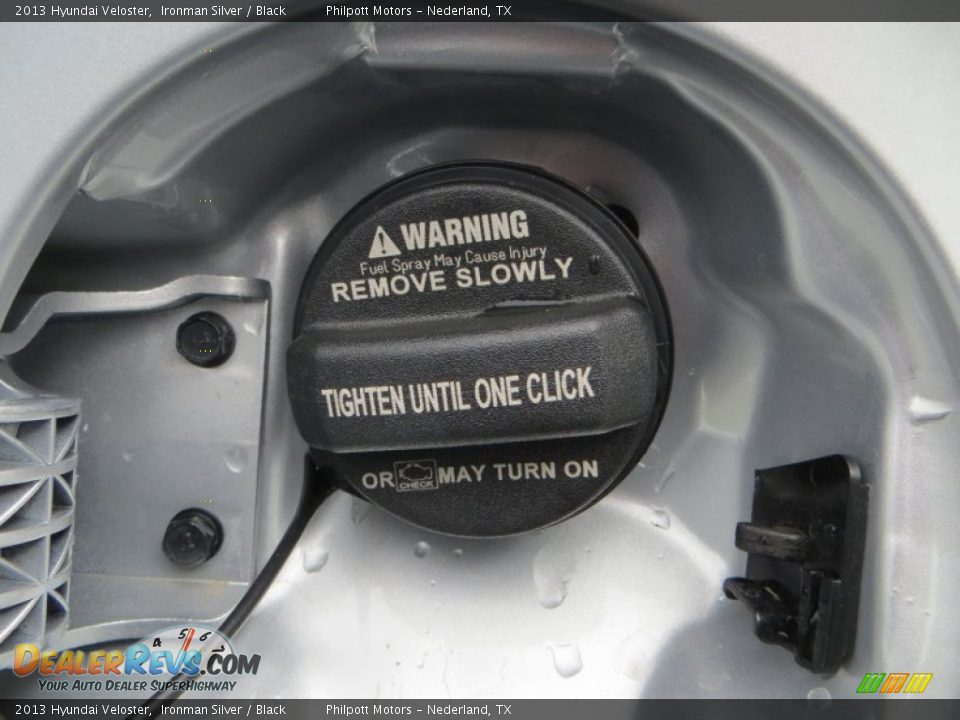 2013 Hyundai Veloster Ironman Silver / Black Photo #14