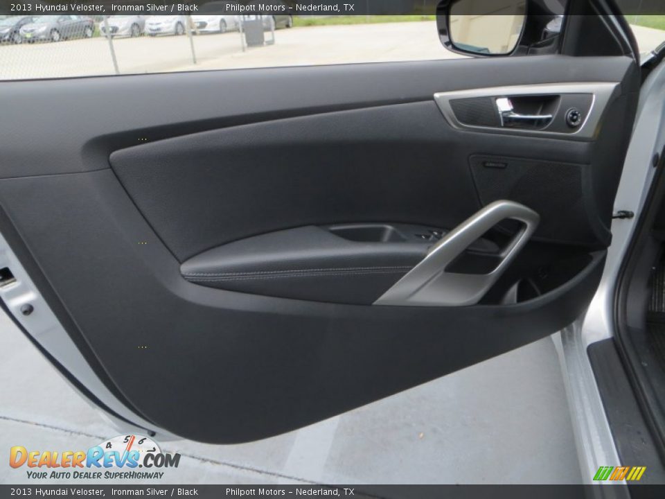2013 Hyundai Veloster Ironman Silver / Black Photo #18