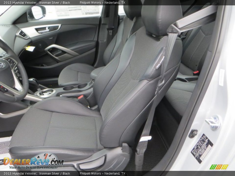 2013 Hyundai Veloster Ironman Silver / Black Photo #19