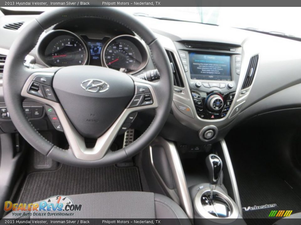 2013 Hyundai Veloster Ironman Silver / Black Photo #22