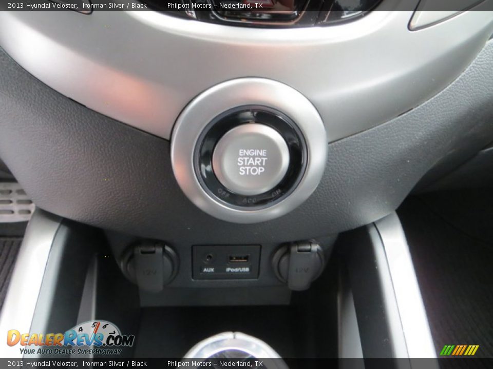 2013 Hyundai Veloster Ironman Silver / Black Photo #26