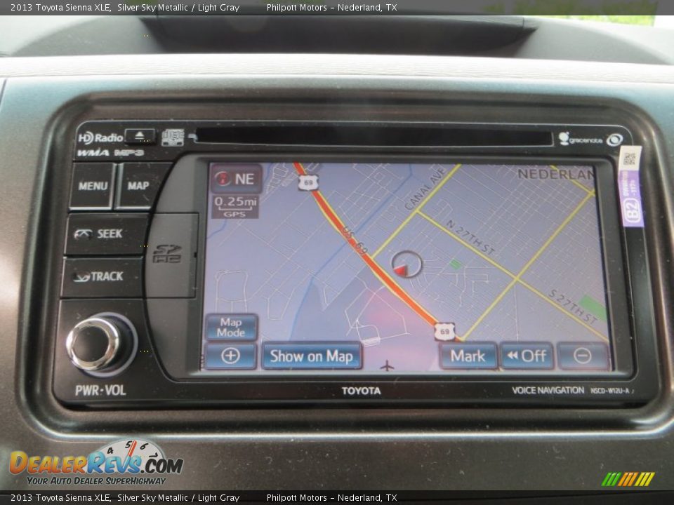 2013 Toyota Sienna XLE Silver Sky Metallic / Light Gray Photo #32