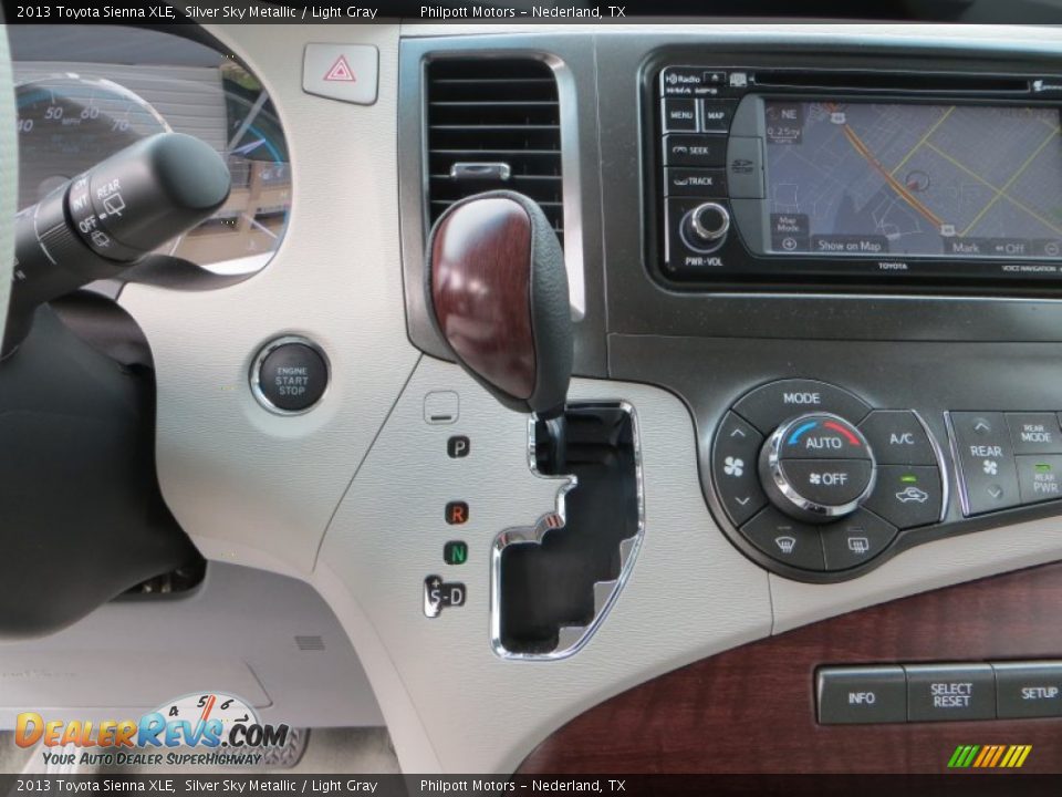 2013 Toyota Sienna XLE Silver Sky Metallic / Light Gray Photo #36