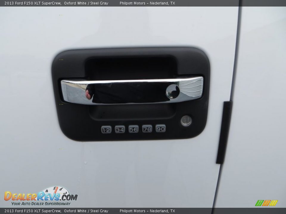 2013 Ford F150 XLT SuperCrew Oxford White / Steel Gray Photo #14
