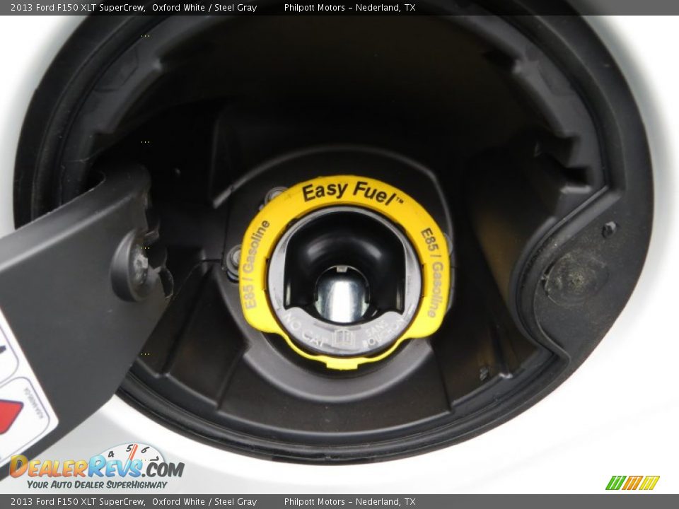 2013 Ford F150 XLT SuperCrew Oxford White / Steel Gray Photo #15