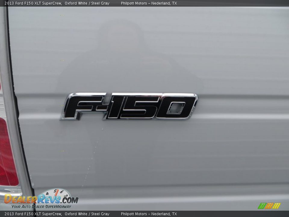 2013 Ford F150 XLT SuperCrew Oxford White / Steel Gray Photo #19