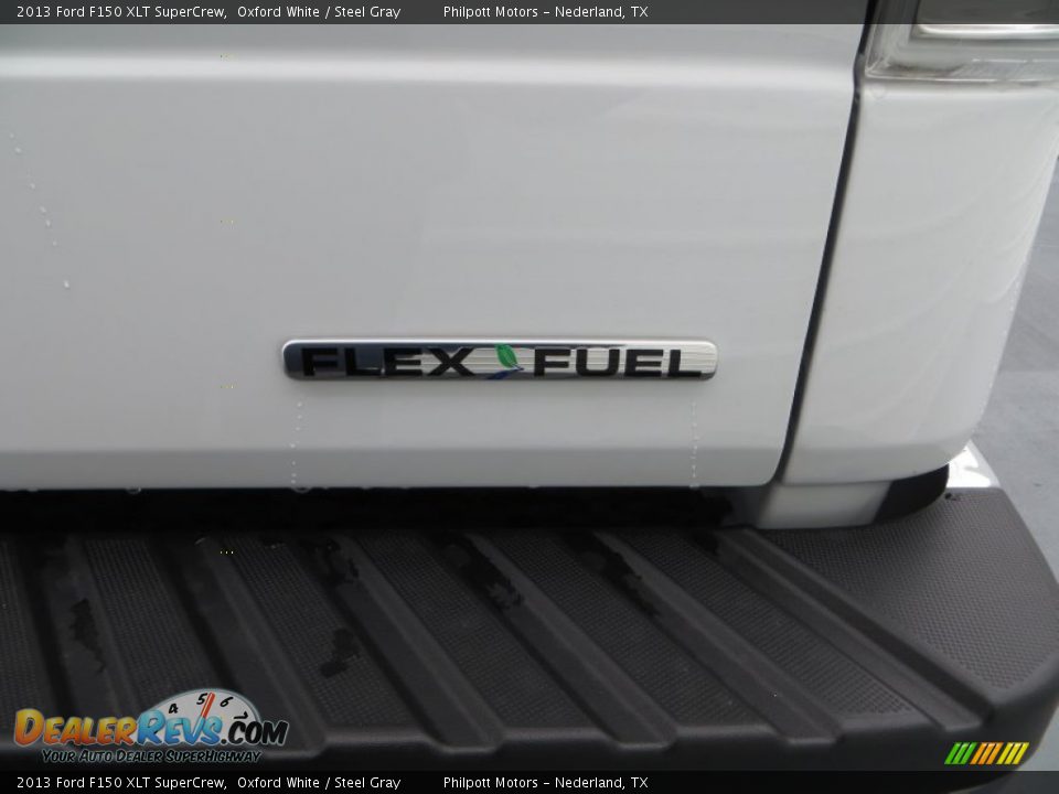 2013 Ford F150 XLT SuperCrew Oxford White / Steel Gray Photo #21