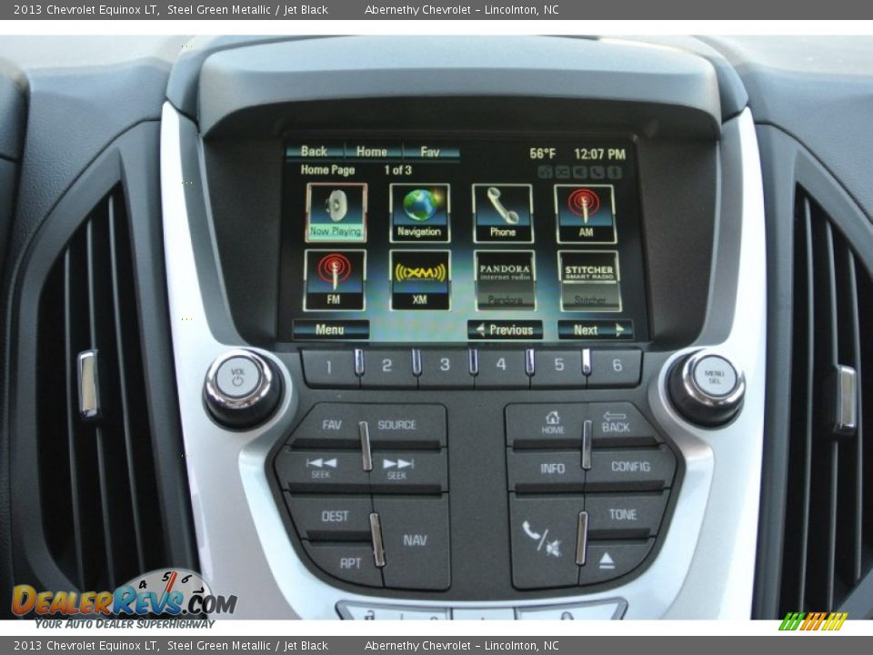 2013 Chevrolet Equinox LT Steel Green Metallic / Jet Black Photo #13