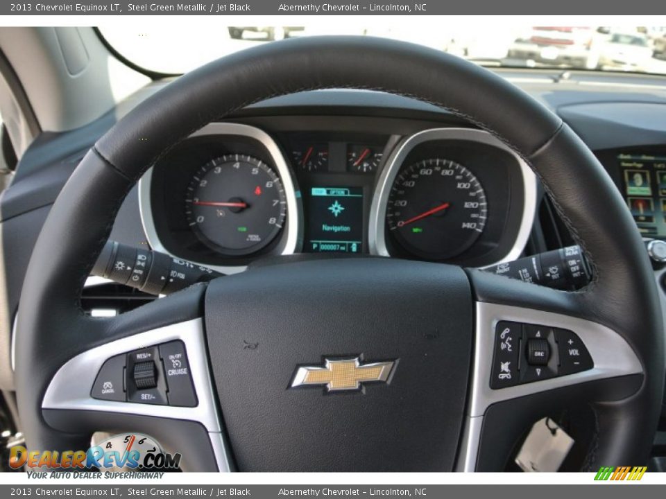 2013 Chevrolet Equinox LT Steel Green Metallic / Jet Black Photo #15