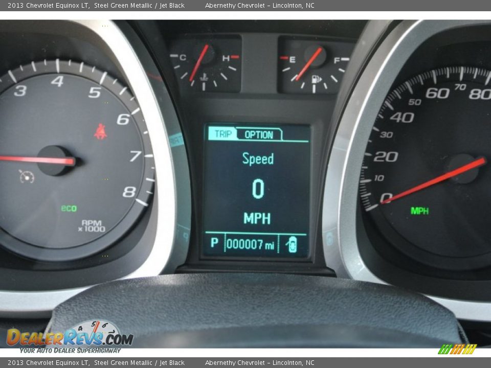 2013 Chevrolet Equinox LT Steel Green Metallic / Jet Black Photo #16