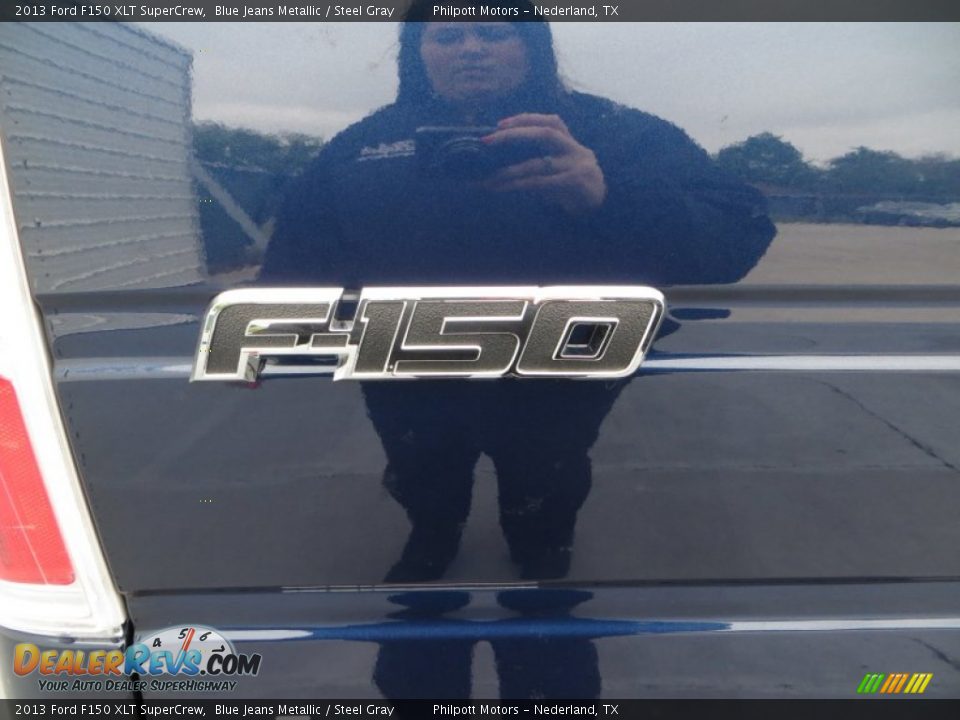2013 Ford F150 XLT SuperCrew Blue Jeans Metallic / Steel Gray Photo #6