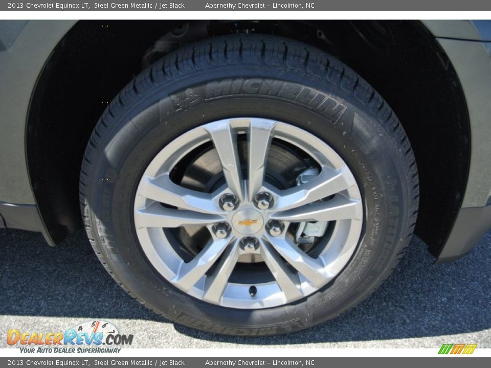 2013 Chevrolet Equinox LT Steel Green Metallic / Jet Black Photo #21