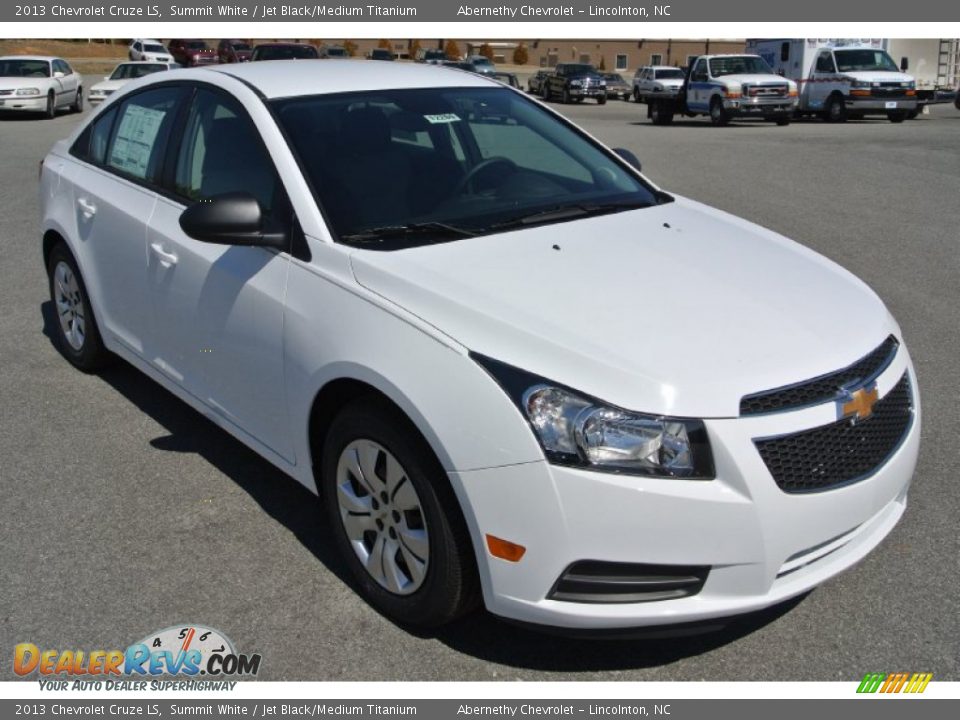 2013 Chevrolet Cruze LS Summit White / Jet Black/Medium Titanium Photo #1