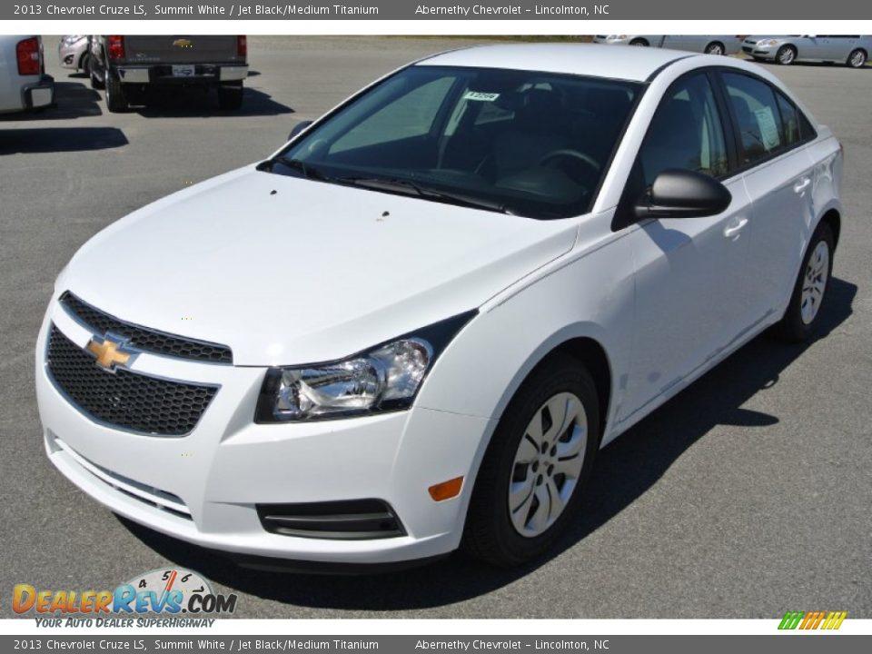 2013 Chevrolet Cruze LS Summit White / Jet Black/Medium Titanium Photo #2