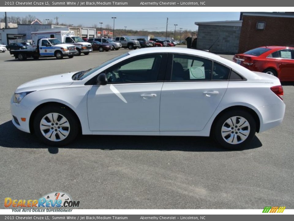 2013 Chevrolet Cruze LS Summit White / Jet Black/Medium Titanium Photo #3