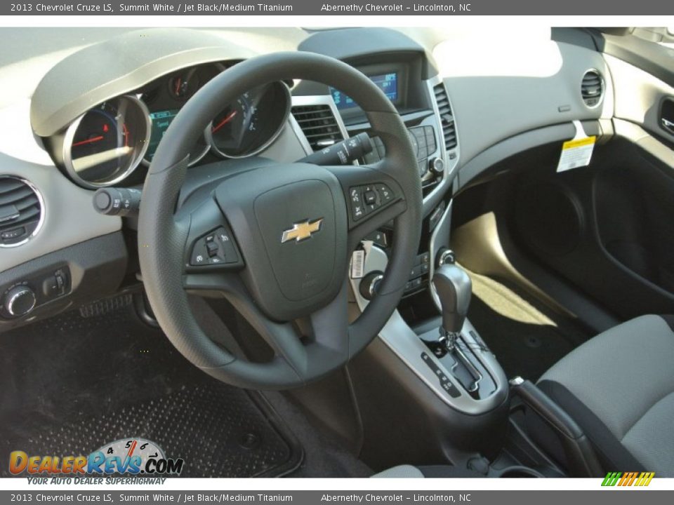 2013 Chevrolet Cruze LS Summit White / Jet Black/Medium Titanium Photo #21