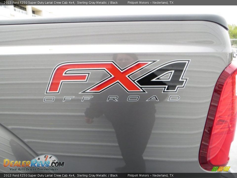 2013 Ford F250 Super Duty Lariat Crew Cab 4x4 Sterling Gray Metallic / Black Photo #6