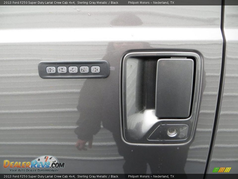 2013 Ford F250 Super Duty Lariat Crew Cab 4x4 Sterling Gray Metallic / Black Photo #7