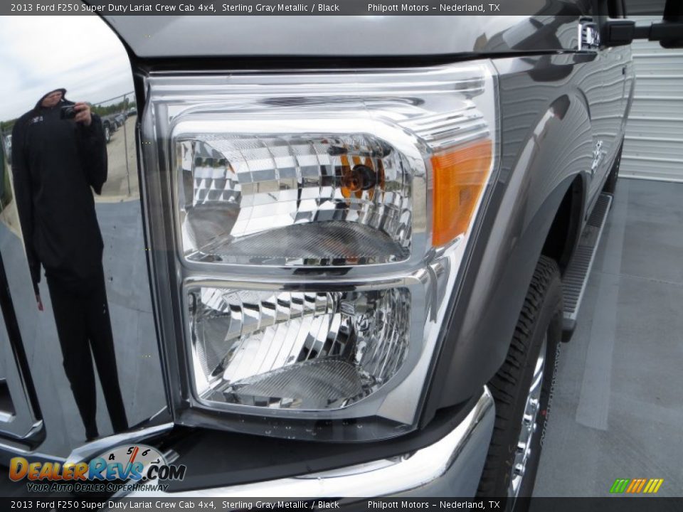 2013 Ford F250 Super Duty Lariat Crew Cab 4x4 Sterling Gray Metallic / Black Photo #11