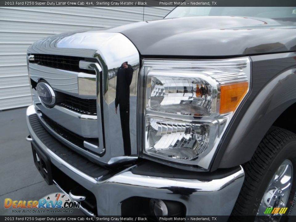 2013 Ford F250 Super Duty Lariat Crew Cab 4x4 Sterling Gray Metallic / Black Photo #12