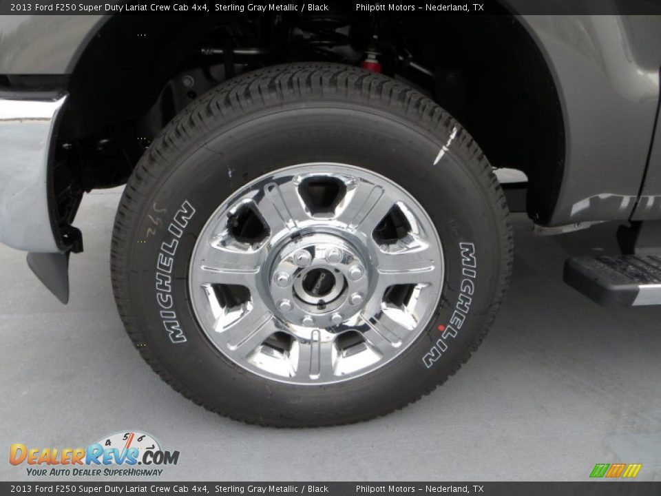 2013 Ford F250 Super Duty Lariat Crew Cab 4x4 Sterling Gray Metallic / Black Photo #13
