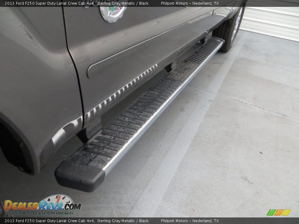 2013 Ford F250 Super Duty Lariat Crew Cab 4x4 Sterling Gray Metallic / Black Photo #16