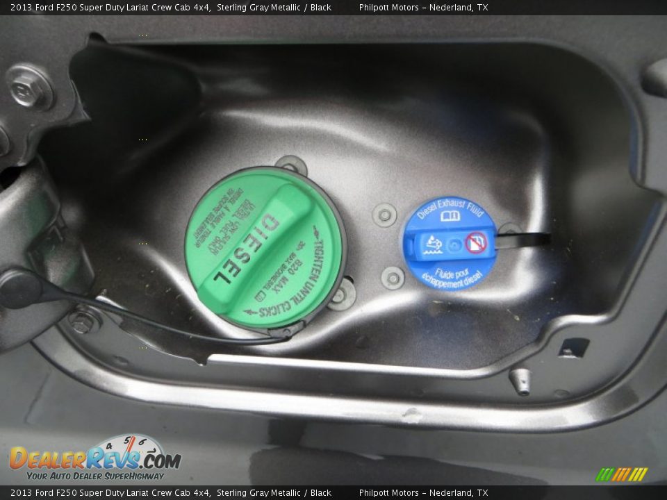 2013 Ford F250 Super Duty Lariat Crew Cab 4x4 Sterling Gray Metallic / Black Photo #18