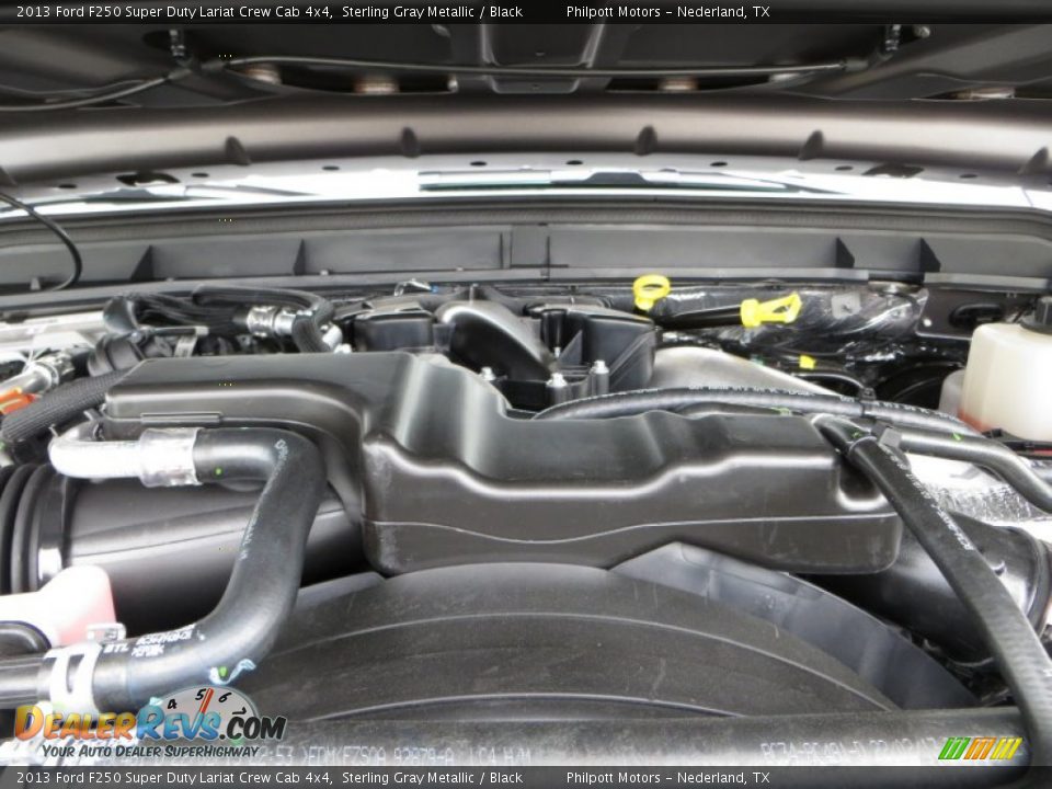 2013 Ford F250 Super Duty Lariat Crew Cab 4x4 Sterling Gray Metallic / Black Photo #19