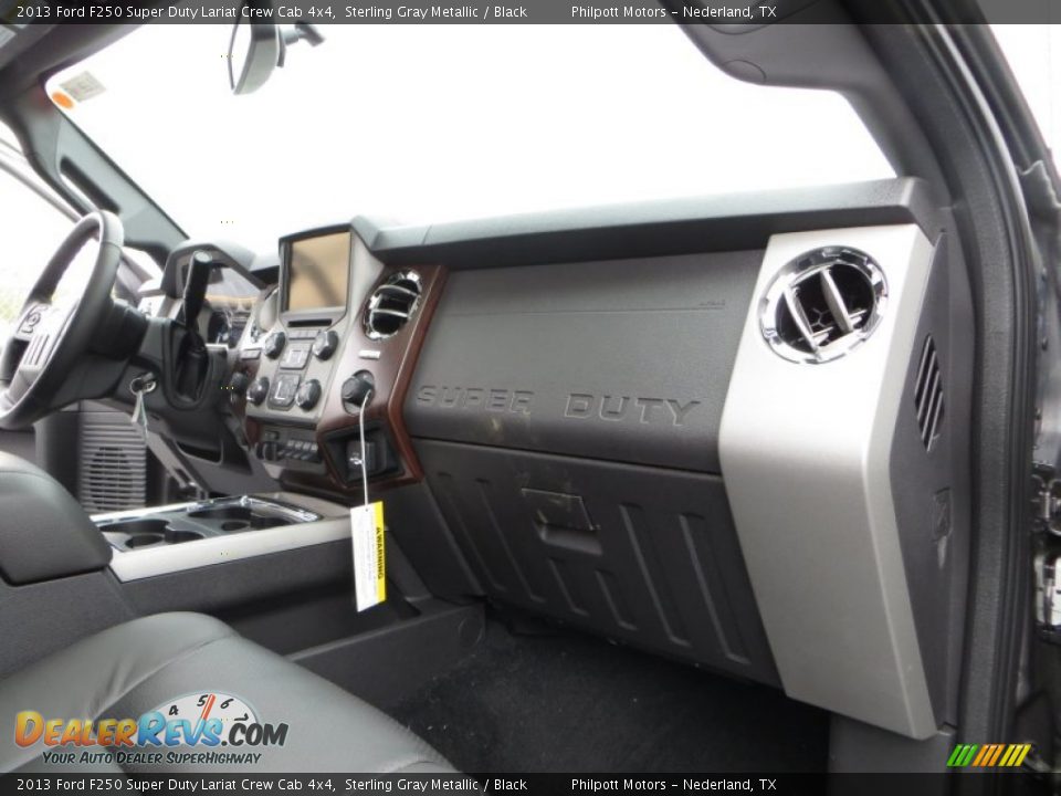 2013 Ford F250 Super Duty Lariat Crew Cab 4x4 Sterling Gray Metallic / Black Photo #20