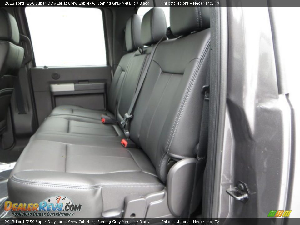 2013 Ford F250 Super Duty Lariat Crew Cab 4x4 Sterling Gray Metallic / Black Photo #22
