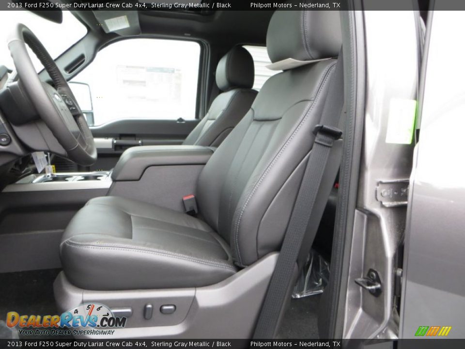 2013 Ford F250 Super Duty Lariat Crew Cab 4x4 Sterling Gray Metallic / Black Photo #24