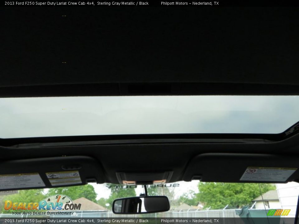 2013 Ford F250 Super Duty Lariat Crew Cab 4x4 Sterling Gray Metallic / Black Photo #26
