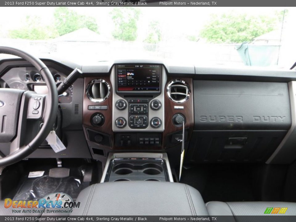 2013 Ford F250 Super Duty Lariat Crew Cab 4x4 Sterling Gray Metallic / Black Photo #28
