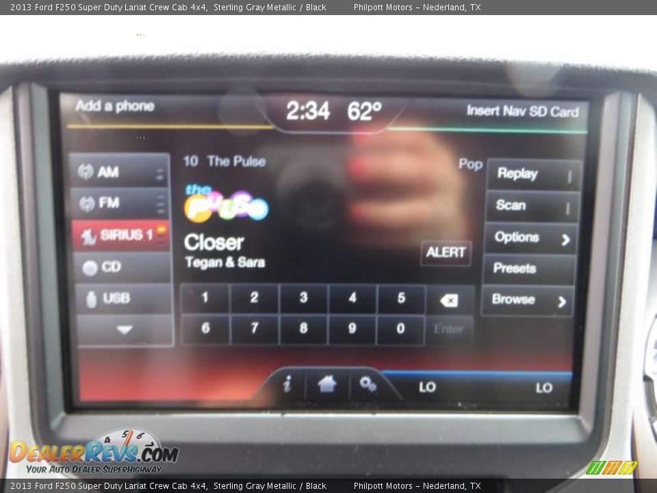 2013 Ford F250 Super Duty Lariat Crew Cab 4x4 Sterling Gray Metallic / Black Photo #29