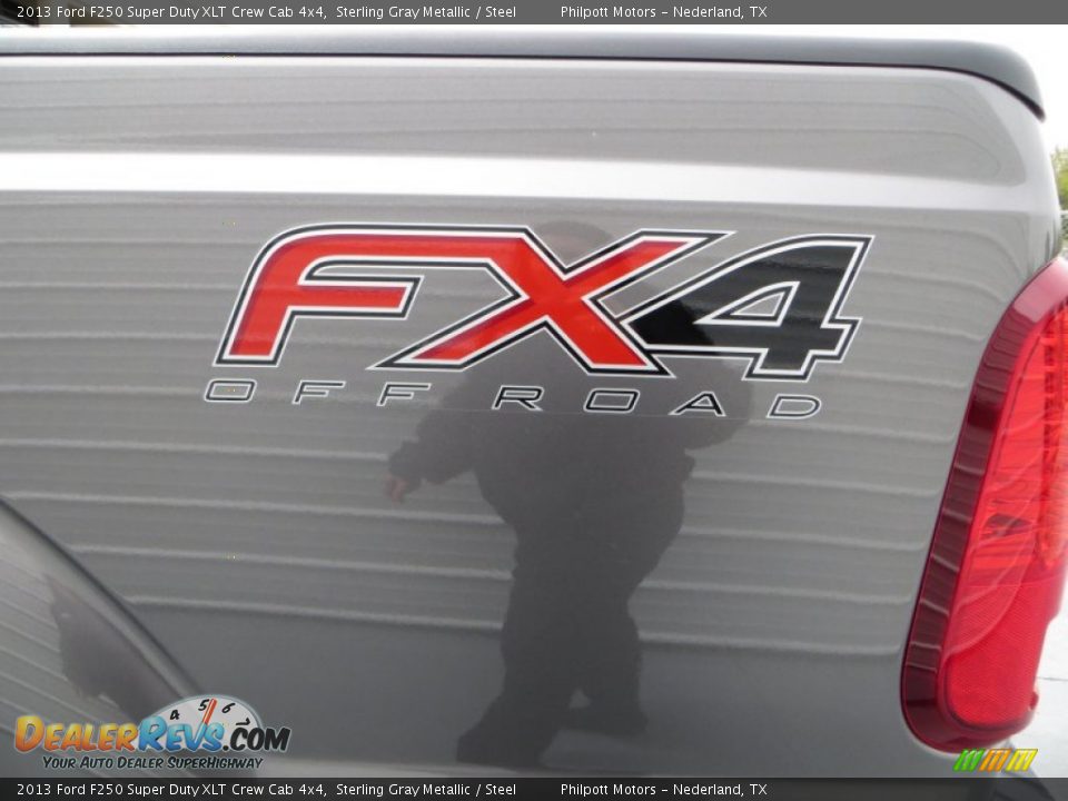 2013 Ford F250 Super Duty XLT Crew Cab 4x4 Sterling Gray Metallic / Steel Photo #6