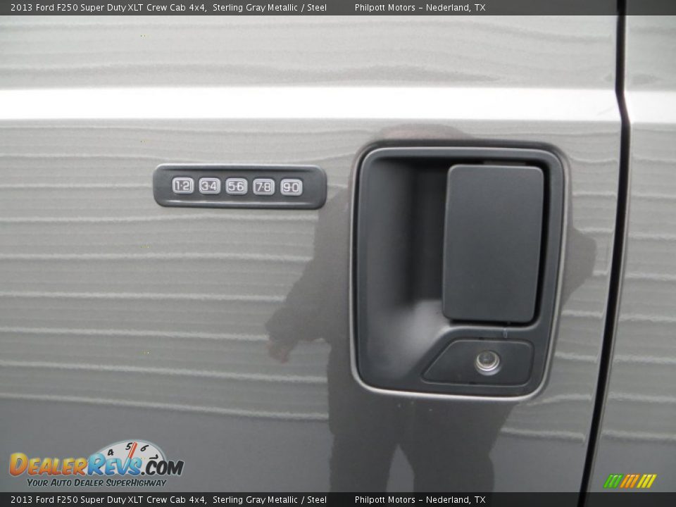 2013 Ford F250 Super Duty XLT Crew Cab 4x4 Sterling Gray Metallic / Steel Photo #7