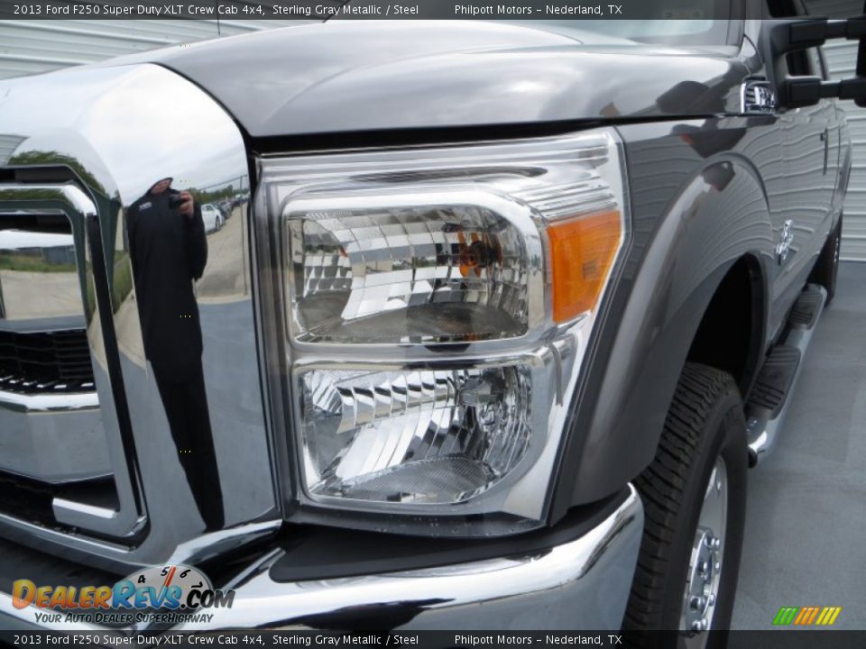 2013 Ford F250 Super Duty XLT Crew Cab 4x4 Sterling Gray Metallic / Steel Photo #11
