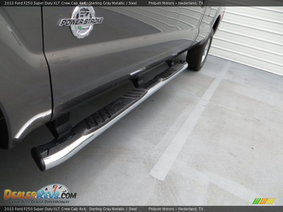 2013 Ford F250 Super Duty XLT Crew Cab 4x4 Sterling Gray Metallic / Steel Photo #16