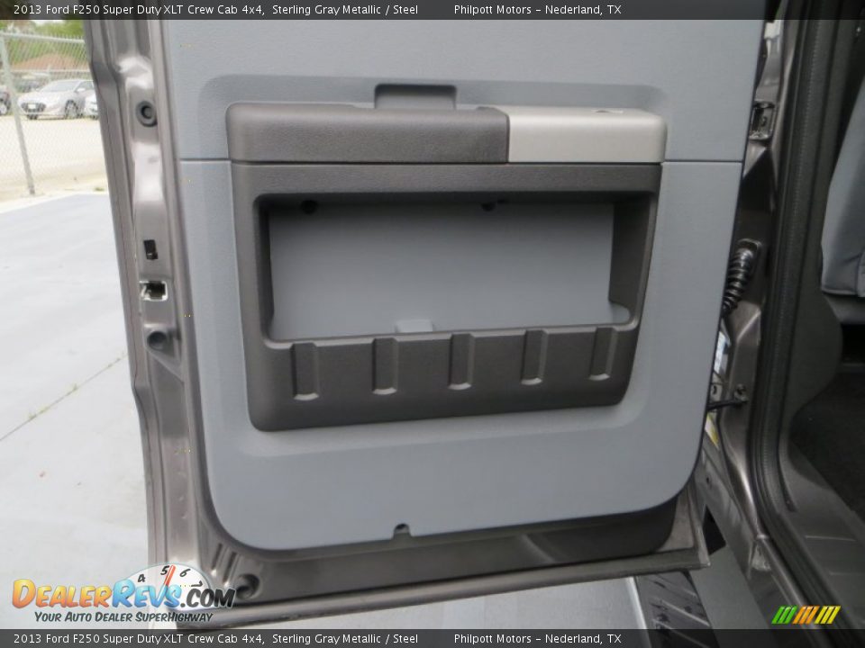2013 Ford F250 Super Duty XLT Crew Cab 4x4 Sterling Gray Metallic / Steel Photo #20