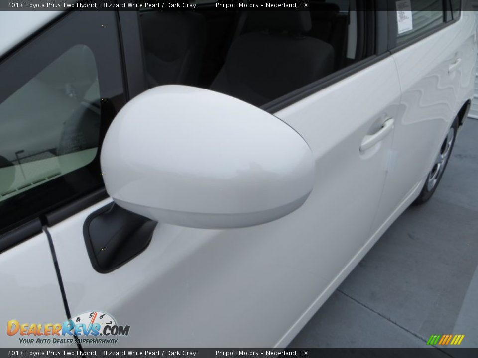 2013 Toyota Prius Two Hybrid Blizzard White Pearl / Dark Gray Photo #14