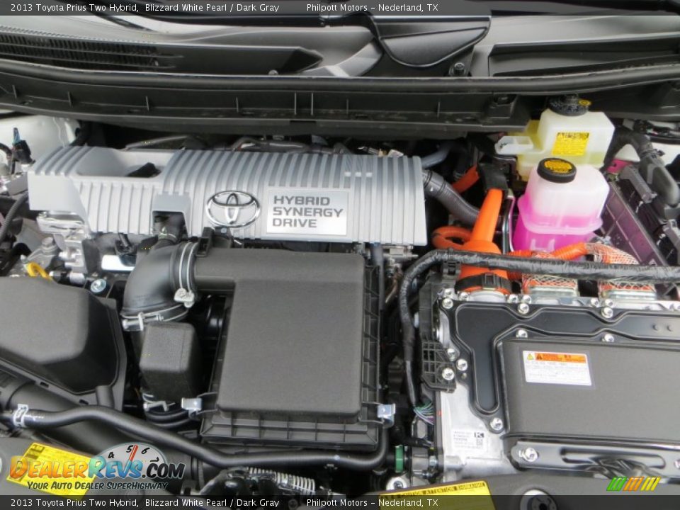 2013 Toyota Prius Two Hybrid Blizzard White Pearl / Dark Gray Photo #17