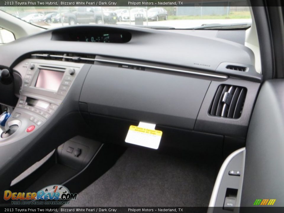 2013 Toyota Prius Two Hybrid Blizzard White Pearl / Dark Gray Photo #18