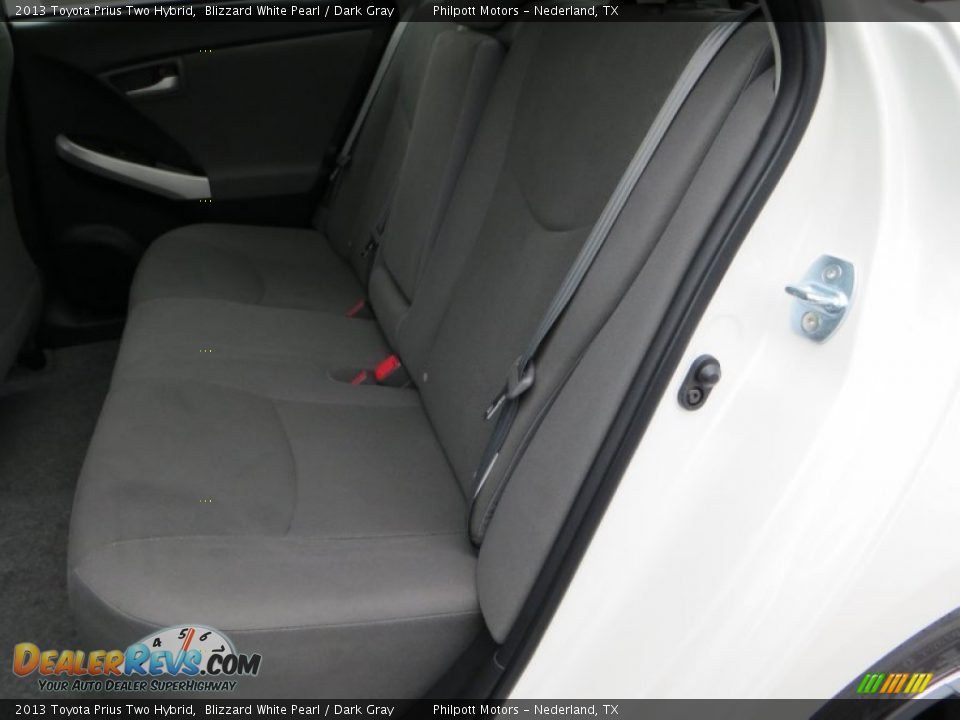 2013 Toyota Prius Two Hybrid Blizzard White Pearl / Dark Gray Photo #20